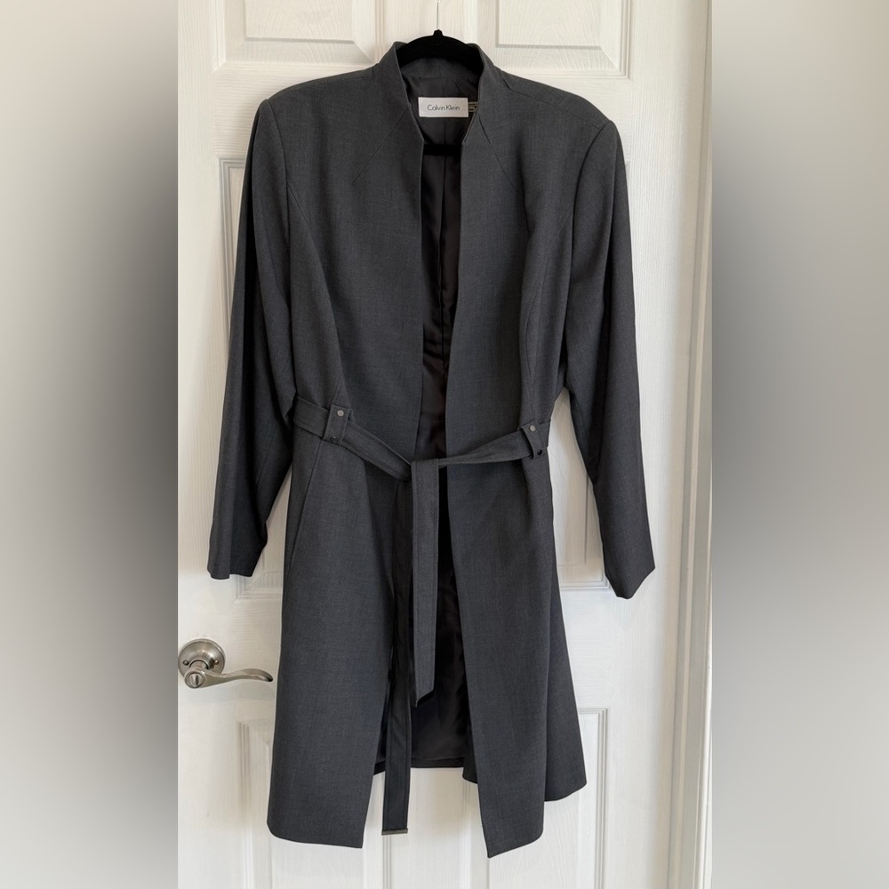 Calvin Klein Gray Coat